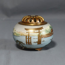 Load image into Gallery viewer, Satsuma - Miyajima Design Incense Burner by Koshida Shozan – Satsuma Ware - Incense burner