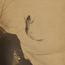 Load image into Gallery viewer, Okutani Shuseki (1871-1936), Leaping Sweetfish in a Clear Stream, Japanese hanging scroll