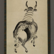 Load image into Gallery viewer, Kato Bunrei (1706-1782), Finding the Ox, Japanese hanging scroll, Mid Edo period