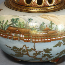 Load image into Gallery viewer, Satsuma - Miyajima Design Incense Burner by Koshida Shozan – Satsuma Ware - Incense burner
