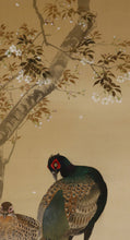 Load image into Gallery viewer, Imai Keiju (1891-1967) "Cherry blossoms and pheasants", Japanese hanging scroll, kakejiku