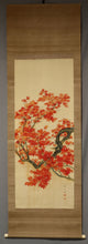 Load image into Gallery viewer, Osaki Seizan (?-?) "Japanese maple" 1920s, Japanese hanging scroll, kakejiku