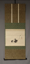 Load image into Gallery viewer, Tanaka Gekko (?-?),Camellia, Japanese hanging scroll, kakejiku