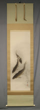 Load image into Gallery viewer, Minakami Taisei(1877-1951) , Group of Carps, Japanese hanging scroll