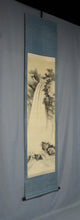 Load image into Gallery viewer, Nakabayashi Chikkei(1816-1867), Ink Waterfall, 1861, Japanese hanging scroll, Late Edo period