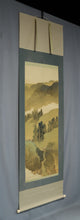 Load image into Gallery viewer, Tanaka Raishō (1868-1940, Blue-Green Landscape, Japanese hanging scroll