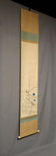 Load image into Gallery viewer, Araki Jippo (1872-1944), Bellflowers and a Small Bird, Japanese hanging scroll