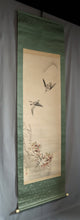 Afbeelding in Gallery-weergave laden, Yokoyama Seiki (1792-1864), Plovers on a Winter Shore, Japanese hanging scroll, Late Edo period