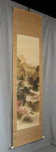 将图片加载到图库查看器,Okutani Shuseki (1871-1936) Deer at Play in an Autumn Valley Landscape, Japanese hanging scroll, Shōwa period (1926-1989)