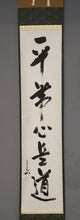 Load image into Gallery viewer, Horiuchi Sokan (Kenchusai)(1919-2015) ,平常心是道 Byo-jo-shin zedo, Japanese hanging scroll
