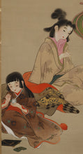 Afbeelding in Gallery-weergave laden, Tōko (?-?) 董湖, Beauties (Two Women), Japanese hanging scroll, Shōwa period (1926-1989)