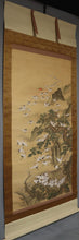 Load image into Gallery viewer, Unknown "Hundred Cranes and Pine, Bamboo, and Plum" Late Edo period-Meiji era, Japanese hanging scroll, kakejiku