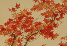 Load image into Gallery viewer, Osaki Seizan (?-?) "Japanese maple" 1920s, Japanese hanging scroll, kakejiku