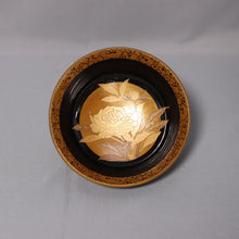 Load image into Gallery viewer, Maki-e "Maki-e wood bowl with peony and flower design" Late Edo period-Meiji era