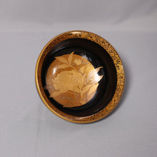 Load image into Gallery viewer, Maki-e "Maki-e wood bowl with peony and flower design" Late Edo period-Meiji era