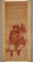 Load image into Gallery viewer, Hakuho (?-?) "Shōki (Zhong Kui) " Late Edo period, Japanese hanging scroll, kakejiku
