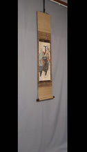 Load image into Gallery viewer, Otsu-e "Takasho(falconer)(鷹匠)" Around 18th century, Japanese hanging scroll, kakejiku