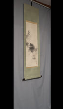 Load image into Gallery viewer, Okamoto Toyohiko (1773-1845) "Landscape in the Rain" Late Edo period, Japanese hanging scroll, kakejiku