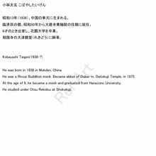 Load image into Gallery viewer, Kobayashi Taigen(1938-?) "Seiryu Kandan naku"清流無間断, Showa era, Japanese hanging scroll, kakejiku