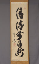 Load image into Gallery viewer, Kobayashi Taigen(1938-?) "Seiryu Kandan naku"清流無間断, Showa era, Japanese hanging scroll, kakejiku