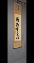 Load image into Gallery viewer, Kobayashi Taigen(1938-?) "Seiryu Kandan naku"清流無間断, Showa era, Japanese hanging scroll, kakejiku
