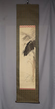 Load image into Gallery viewer, Terasaki Kogyo (1866-1919) "Basho(Japanese banana) in the back yard" Meiji-Taisho era, Japanese hanging scroll, kakejiku