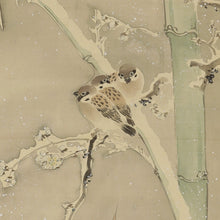 将图片加载到图库查看器，Saito Kyobun (1859-1934), Bamboo in the Snow, 1903, Japanese hanging scroll, Meiji period
