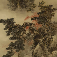 Charger l&#39;image dans la galerie, Okutani Shuseki (1871-1936), Deer Playing in an Autumn Valley, Japanese hanging scroll
