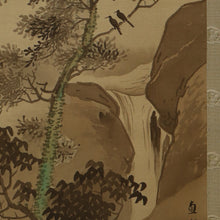 Load image into Gallery viewer, Hirai Chokusui (1861-?), Juroujin with Summer and Winter Landscapes, Japanese hanging scroll
