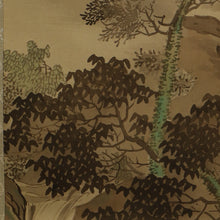 Load image into Gallery viewer, Hirai Chokusui (1861-?), Juroujin with Summer and Winter Landscapes, Japanese hanging scroll
