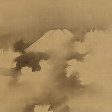 Load image into Gallery viewer, Kano Shōsen'in Tadonobu (1823-1879),Dragon Crossing Mount Fuji, Japanese hanging scroll

