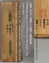 Load image into Gallery viewer, Kano Tanshin (Morimichi) (1785-1836),Shou-lao-ren, Bamboo, Plum, Sun, and Moon, Japanese hanging scroll
