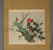 Afbeelding in Gallery-weergave laden, Ushio Tōri (1885–?), Early Spring, Japanese hanging scroll
