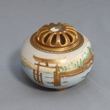 Load image into Gallery viewer, Satsuma - Miyajima Design Incense Burner by Koshida Shozan – Satsuma Ware - Incense burner
