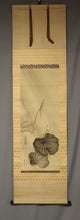 Load image into Gallery viewer, Yokoyama Seiki (1792-1864), White Lotus in the Rain, Japanese hanging scroll
