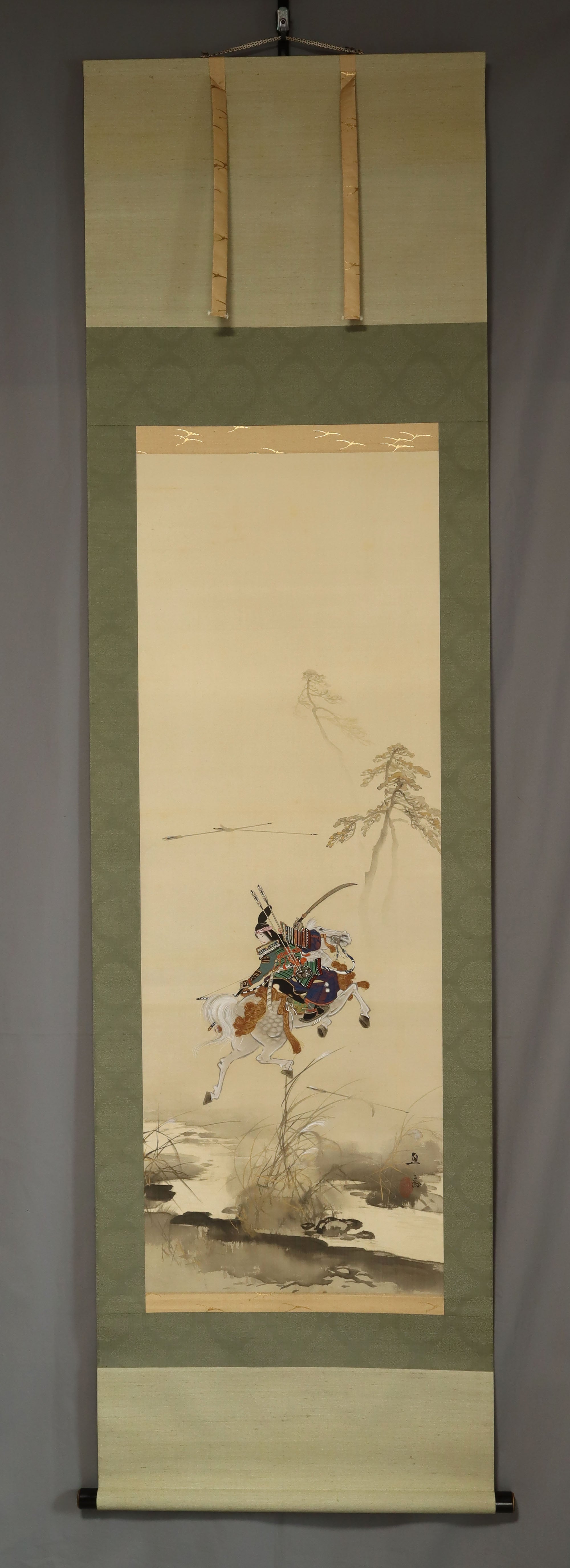 Uenaka Chokusai (1885-1977), Tomoe Gozen, Japanese hanging scroll