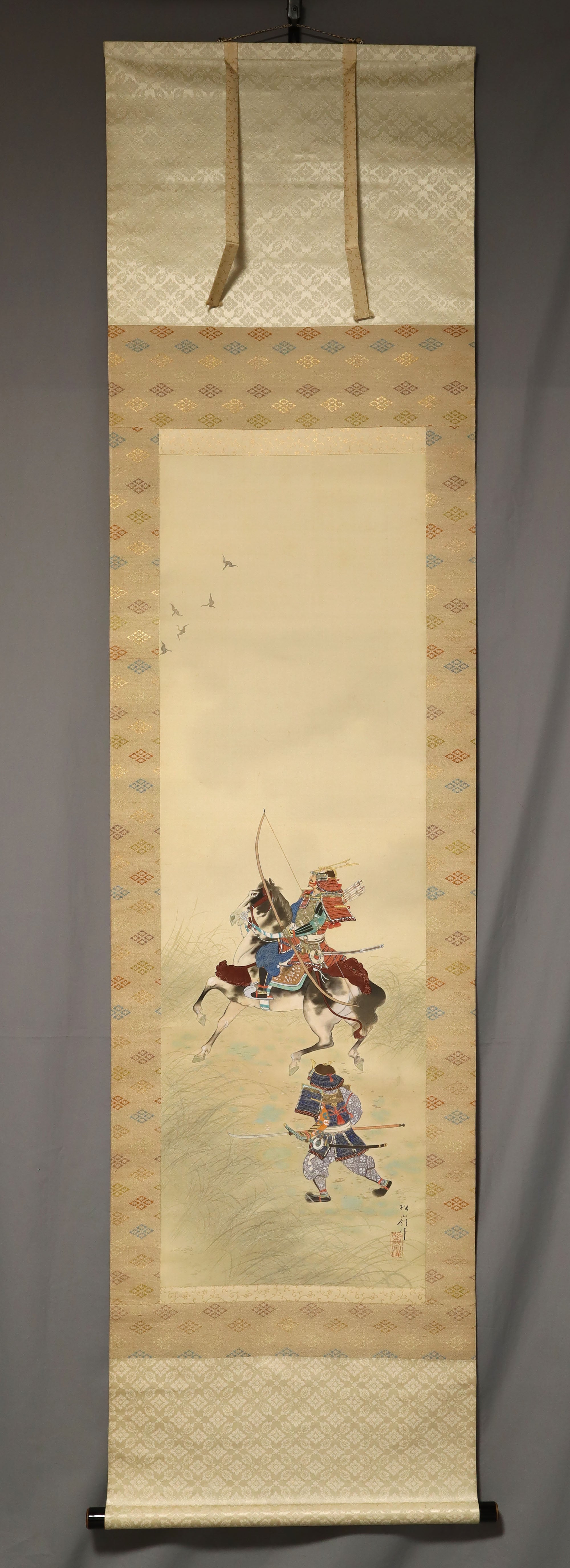 Taba Shorei (?-?) ,Gosan-nen no eki, Japanese hanging scroll, kakejiku
