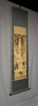 Afbeelding in Gallery-weergave laden, Takagi Hosui (?-1858), Spring Landscape at Sugao Waterfall, Japanese hanging scroll, Late Edo period
