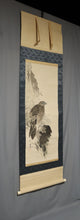 将图片加载到图库查看器，Matsushita Unpo (1888-1917) , Eagle, Japanese hanging scroll, kakejiku
