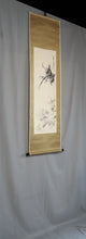 Load image into Gallery viewer, Unge (1773-1850) and Yamanashi Shutei (circa 1840s), Orchids and Flowers, Japanese hanging scroll, Late Edo period
