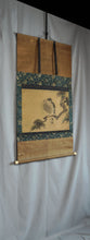 Load image into Gallery viewer, Hayashi Eiho (?-?), Hawk on a Pine Tree, Japanese hanging scroll, Late Edo period
