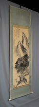 Load image into Gallery viewer, Tanomura Chokunyu (1814-1907), Returning to Secluded Life by a Clear Stream, Japanese hangingscroll
