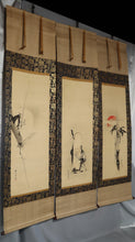 Load image into Gallery viewer, Kano Tanshin (Morimichi) (1785-1836),Shou-lao-ren, Bamboo, Plum, Sun, and Moon, Japanese hanging scroll
