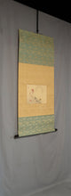 Afbeelding in Gallery-weergave laden, Nakabayashi Chikkei (1816–1867), Moonlit Autumn Grasses and Insect, Japanese hanging scroll, Edo period (1600–1868)
