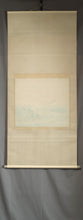 Load image into Gallery viewer, Oji Magosaburo(?-?),Wagtail and Dianthus (Pink), Japanese hanging scroll
