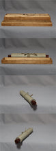 将图片加载到图库查看器，Kano Tatsunobu (Eitoku) 狩野立信(永悳) (1814-1891)  ,waka poem and Cherry blossoms painting, Edo period, Japanese hanging scroll, kakejiku
