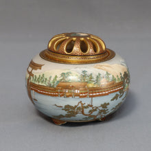 Load image into Gallery viewer, Satsuma - Miyajima Design Incense Burner by Koshida Shozan – Satsuma Ware - Incense burner
