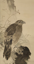 将图片加载到图库查看器，Matsushita Unpo (1888-1917) , Eagle, Japanese hanging scroll, kakejiku
