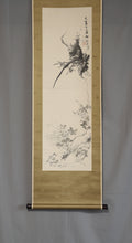 Load image into Gallery viewer, Unge (1773-1850) and Yamanashi Shutei (circa 1840s), Orchids and Flowers, Japanese hanging scroll, Late Edo period
