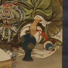 将图片加载到图库查看器，Ota Kagaku (?-1934) &quot;Ebisu and Daikokuten&quot; Taisho-Showa era, Japanese hanging scroll, kakejiku
